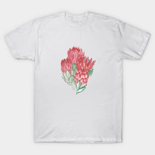 A Bunch of Flowers Created With Watercolours T-Shirt